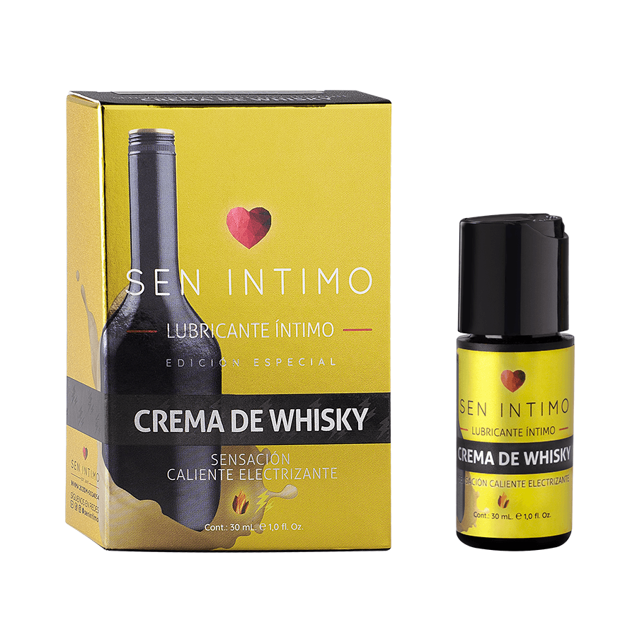 Lubricante Íntimo Crema de Whisky Sensación Caliente electrizante x 30 ml by Sen Íntimo - Sen Fantasy
