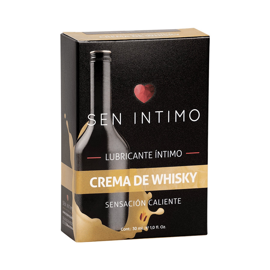 Lubricante Íntimo Crema de Whisky Sensación Caliente x 30 ml Sen Íntimo - Sen Fantasy