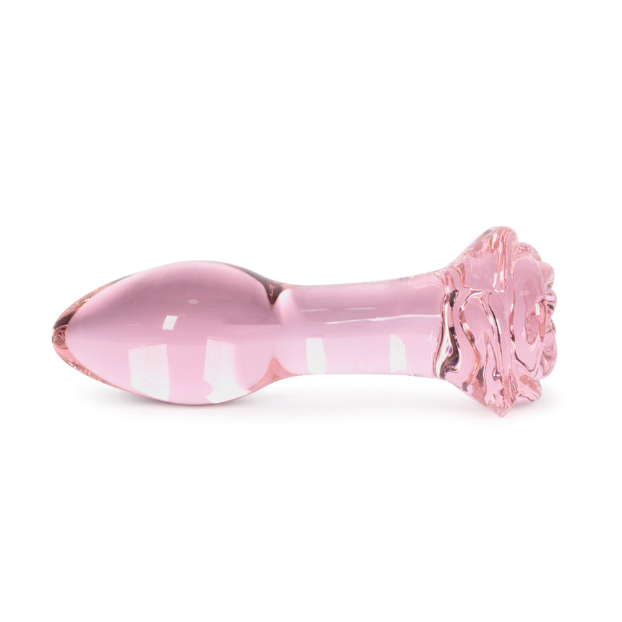 Plug Anal Clear Rose Glass - Sen Fantasy