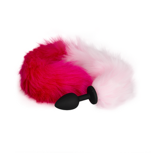 Plug Anal Pink And White Fox - Sen Fantasy