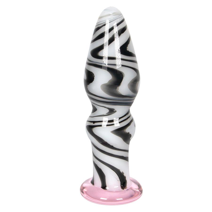 Plug Anal Vidrio Zebra - Sen Fantasy