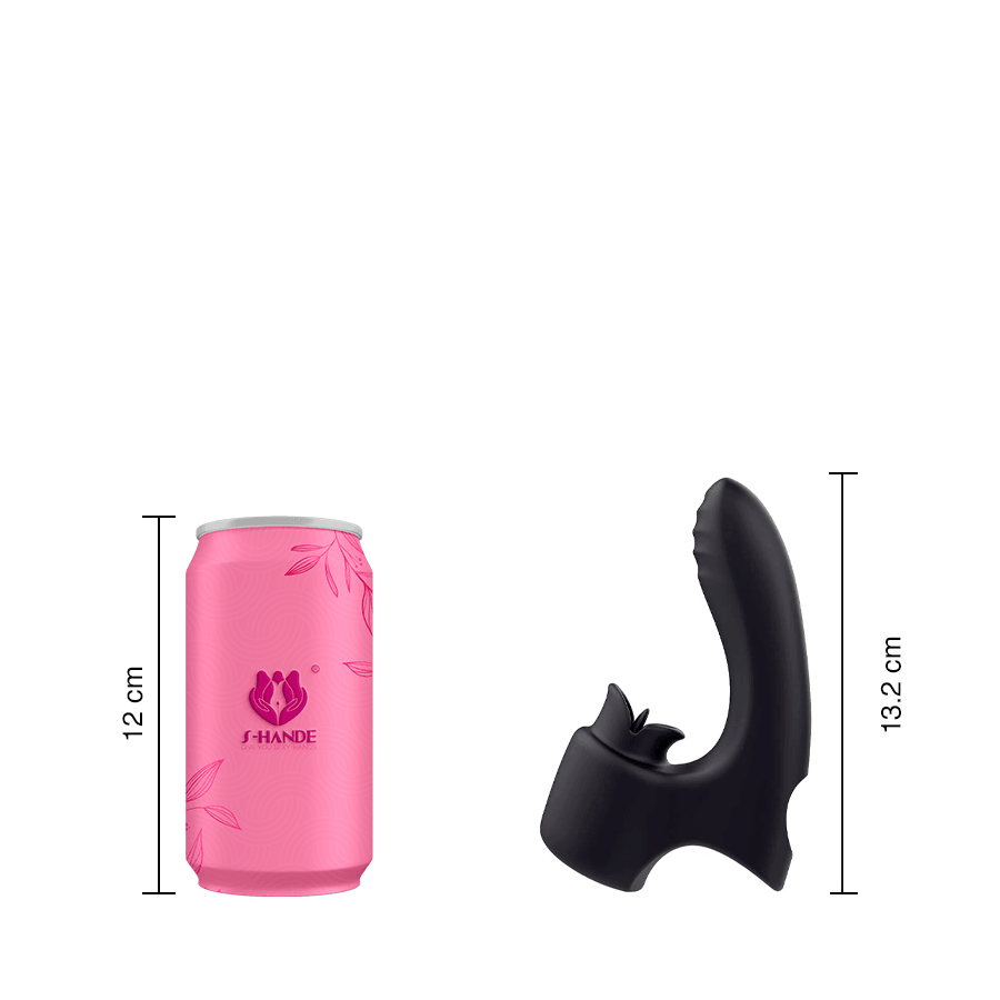 Vibrador Devil's Kiss Black - Sen Fantasy