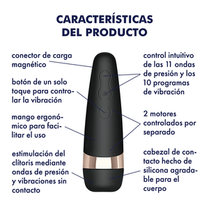 Satisfyer Pro 3 + Vibrador Y Estimulador De Clitoris - Sen Fantasy