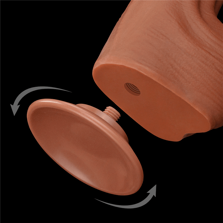 11.5'' King Sized Sliding Skin Dual Layer Dong Brown - Sen Fantasy