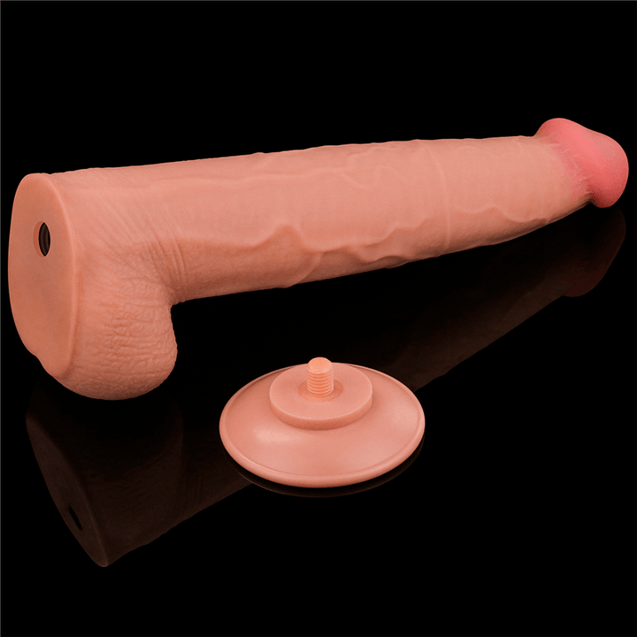 13.5'' King Sized Sliding Skin Dual Layer Dong Flesh - Sen Fantasy
