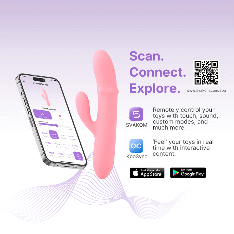 Vibrador Dobe Estimulación Mora NEO Peach Pink Controlado por APP Global By Svakom