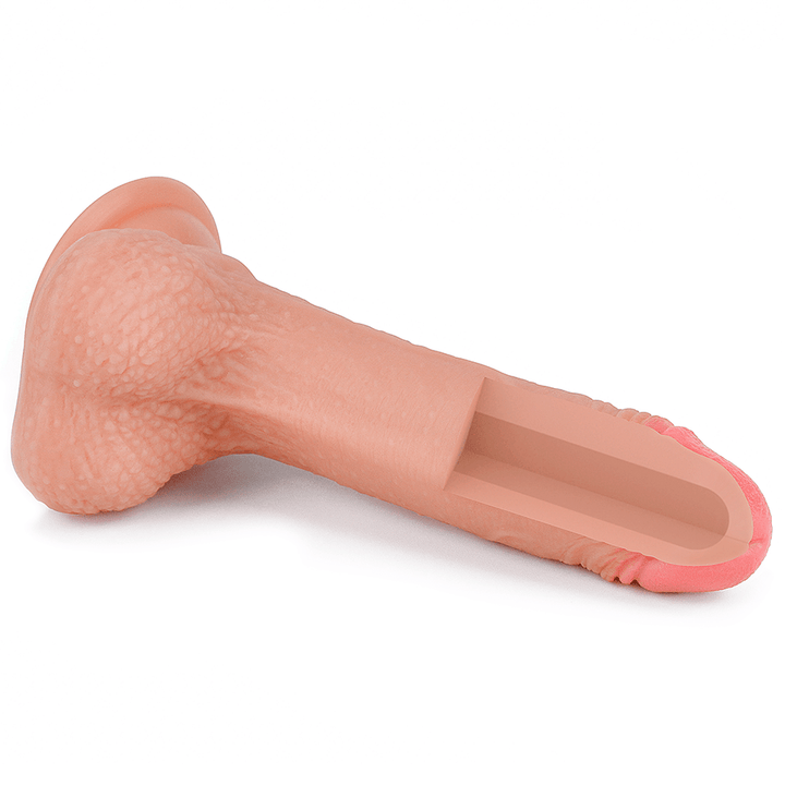7'' Dual Layered Platinum Silicone Cock Flesh - Sen Fantasy