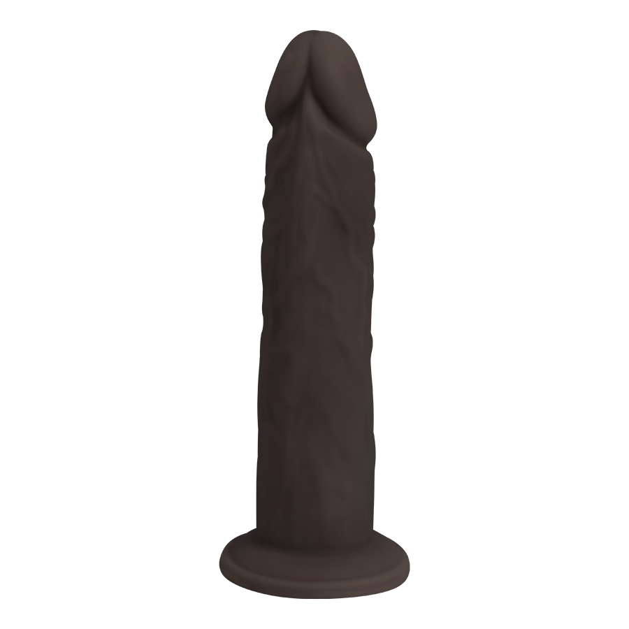 Premium Silicone Dildo Hyperrealistic Talla M Brown
