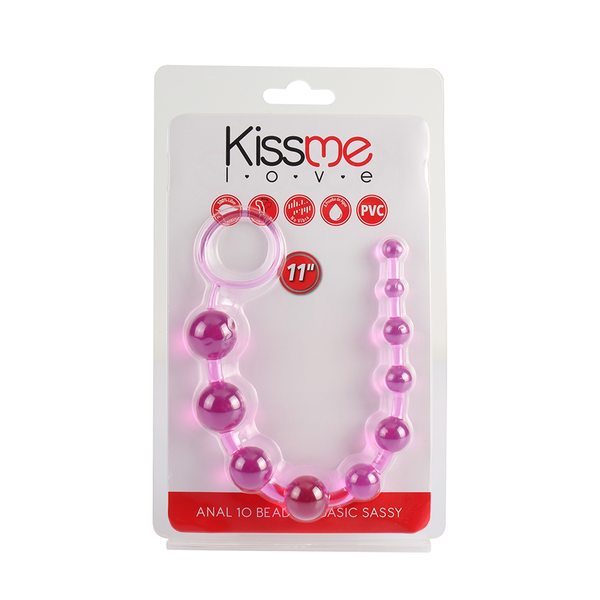 Kissme Anal 10 Beads Hi Basic Sassy