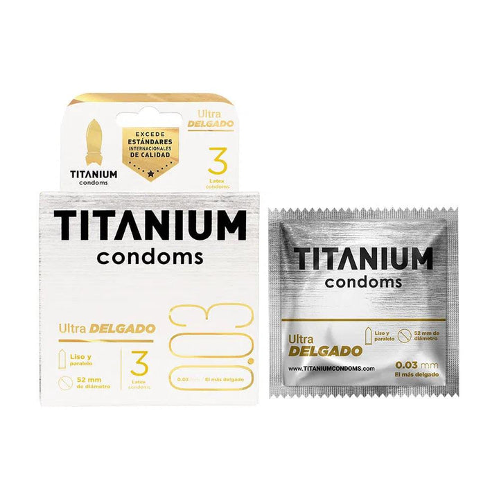 Titanium Condon Titanium Ultra Delgado X 3 - Senxual Fantasy