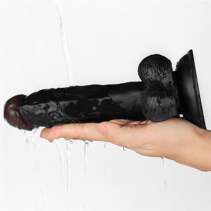 Arnés con Vibración Easy Strapon Set 7.5'' Black - Sen Fantasy