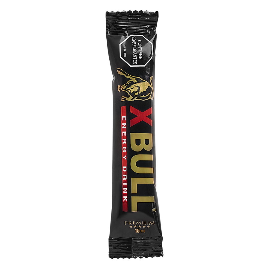 Energizante X-Bull Black Caja  X20 Sachet de 15 mL