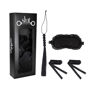 Bondage 3 Piezas Black Polyester - Sen Fantasy
