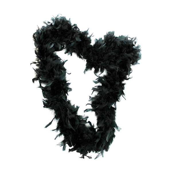 Bufanda De Plumas Negra - Sen Fantasy