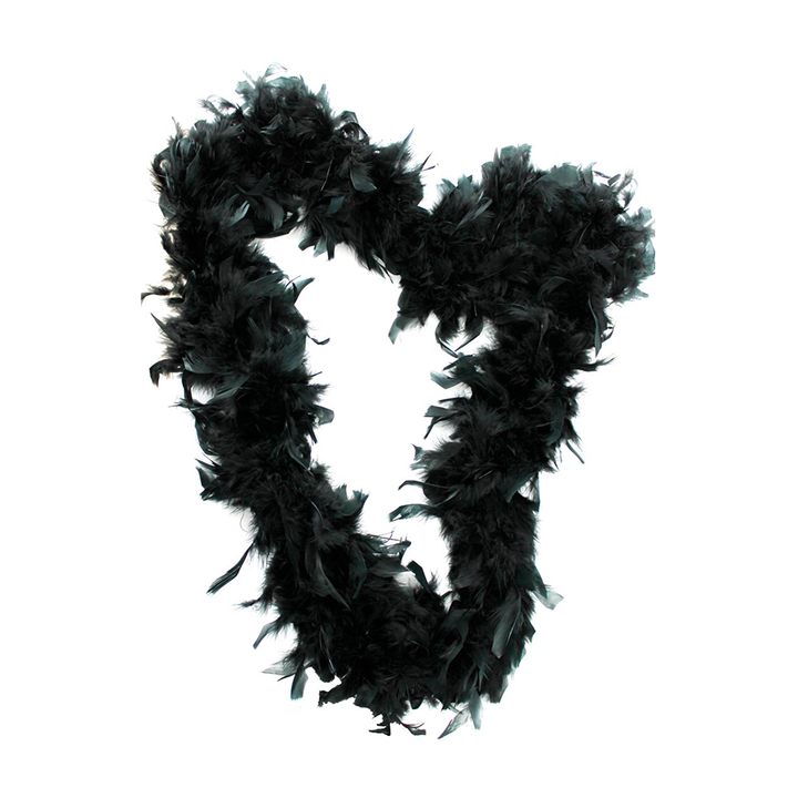 Bufanda De Plumas Negra - Sen Fantasy