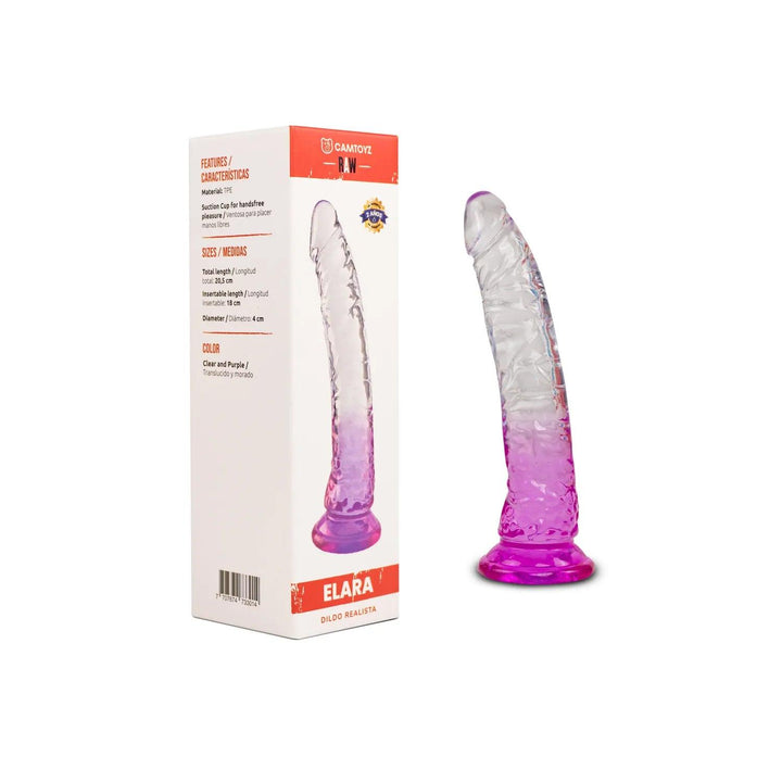 CamToyz Dildo Realista Raw Elara Morado - Sen Fantasy