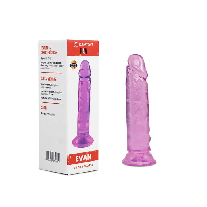 CamToyz Dildo Realista Raw Evan Morado - Sen Fantasy
