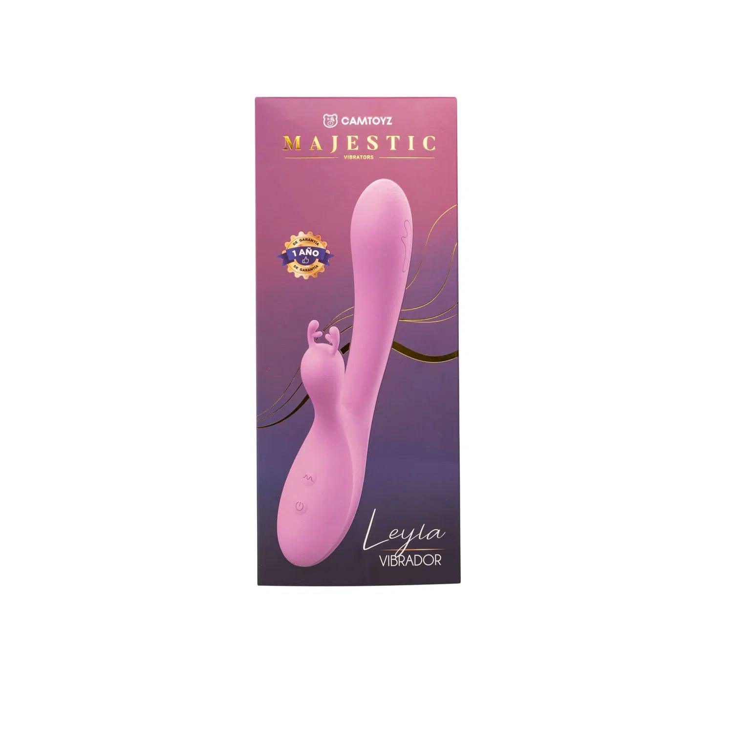 Camtoyz Vibrador Doble Leyla Lila - Sen Fantasy