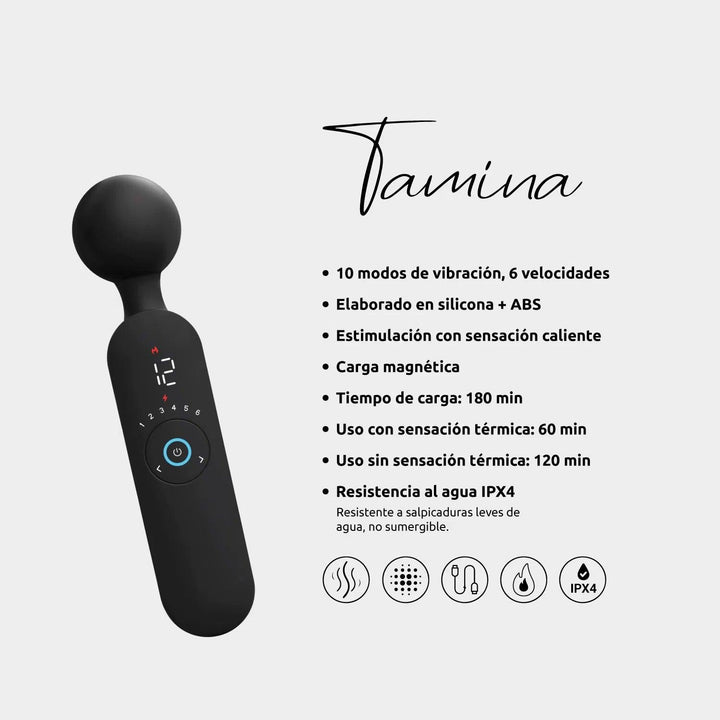Camtoyz Vibrador Hitachi Tamina Negro - Sen Fantasy