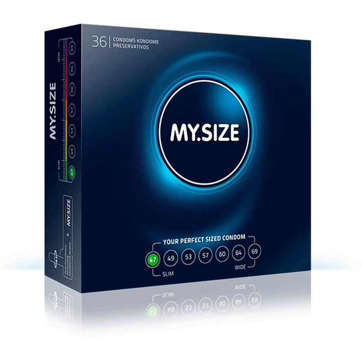 Condón Mysize 47 milímetros x 3 Unidades - Sen Fantasy