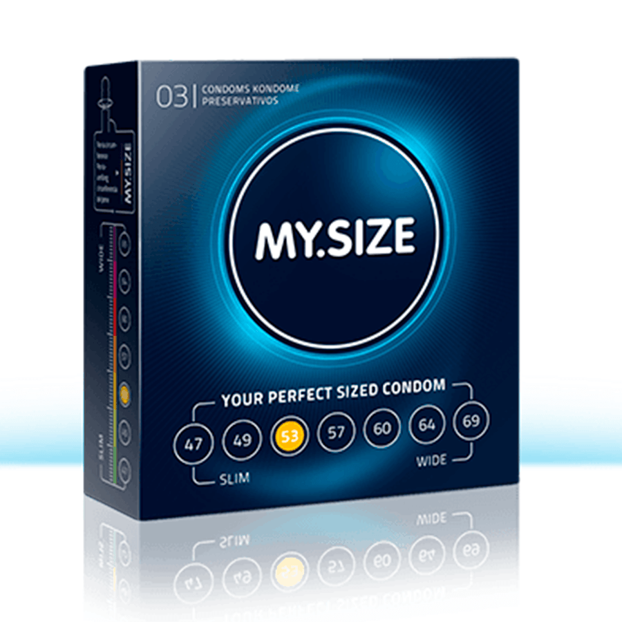 Condón Mysize 53 milímetros x 3 Unidades - Sen Fantasy