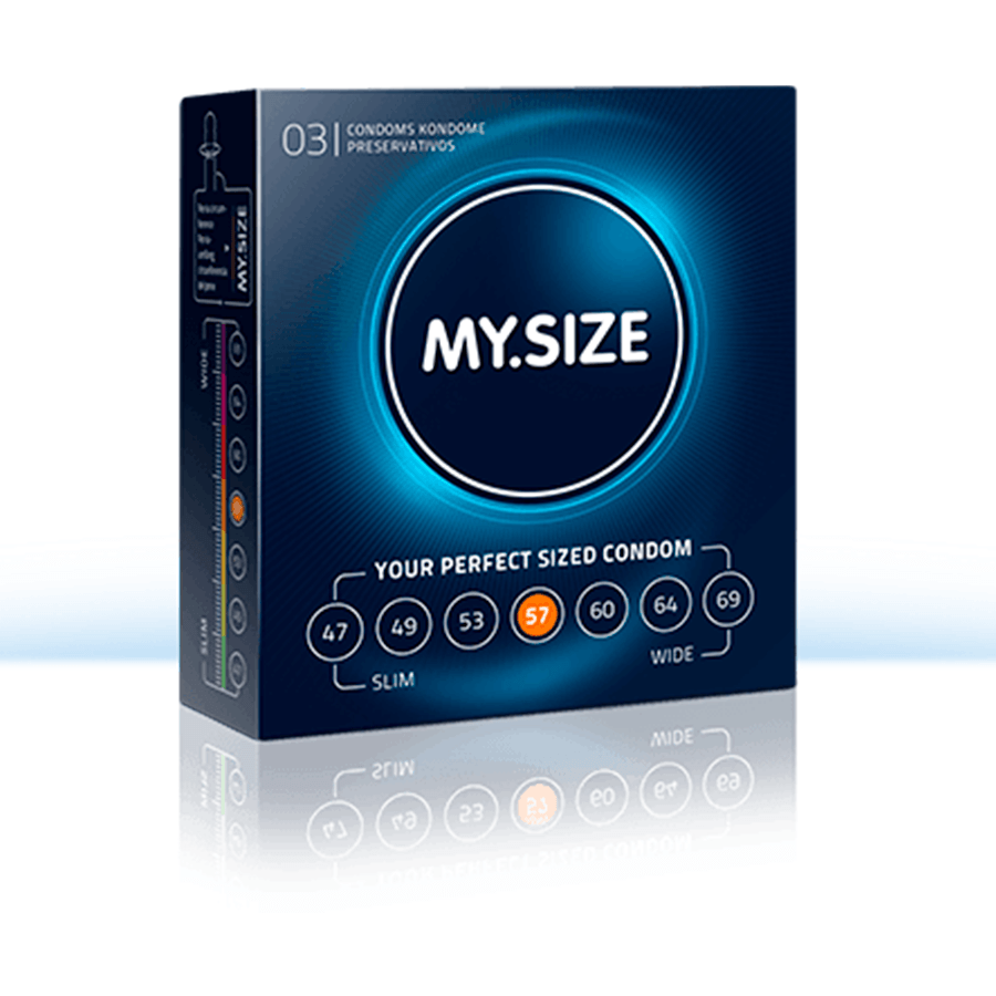 Condón Mysize 57 milímetros x 3 Unidades - Sen Fantasy