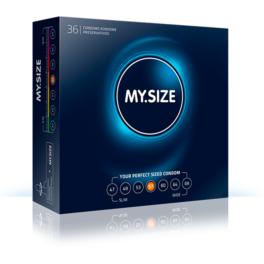 Condón Mysize 57 milímetros x 3 Unidades - Sen Fantasy