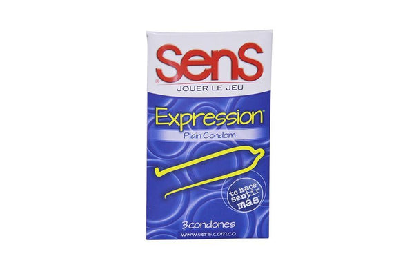 Condón Sens Expression x 3 Unidades - Sen Fantasy