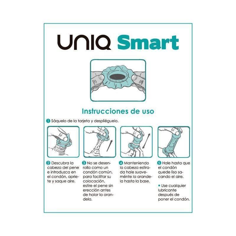 Condón Uniq Smart Pre Erección x 3 Unidades - Sen Fantasy