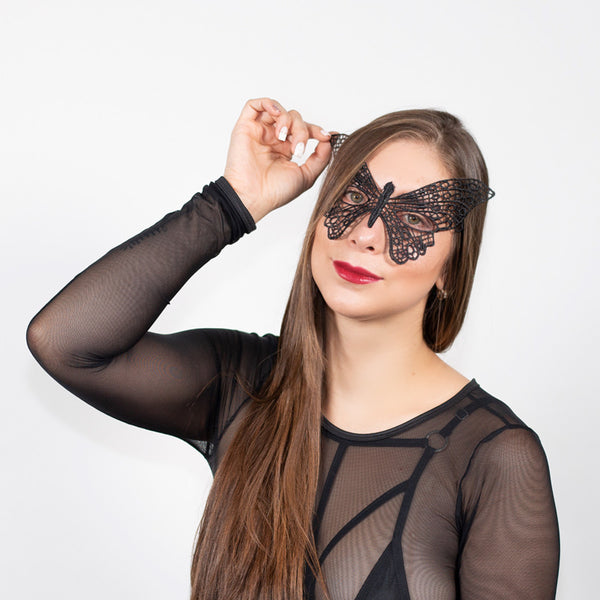 Danaus Eye Mask Black - Sen Fantasy
