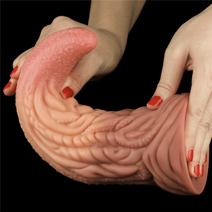 Dildo 10" Dual Layered Tongue - Sen Fantasy
