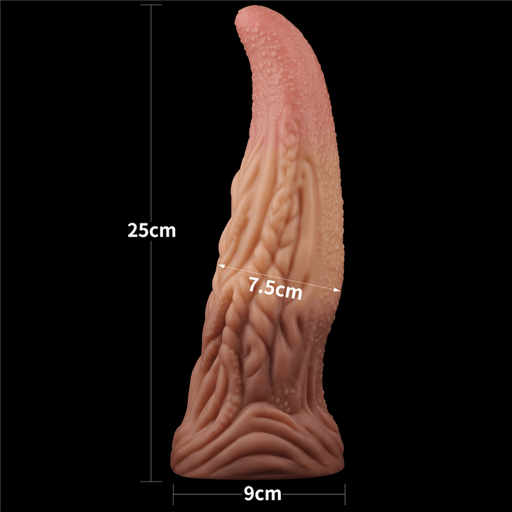 Dildo 10" Dual Layered Tongue - Sen Fantasy