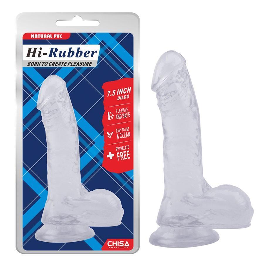 Dildo 7.5 Inch Clear - Sen Fantasy