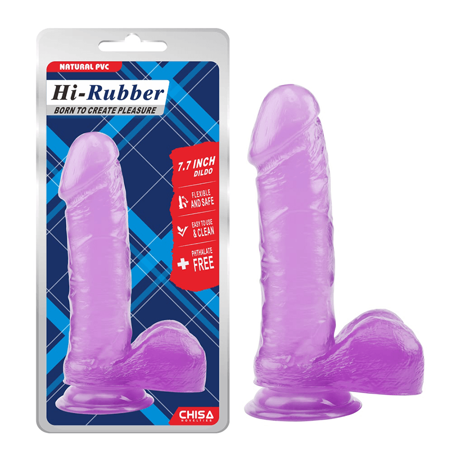 Dildo 7.7 Inch Purple - Sen Fantasy