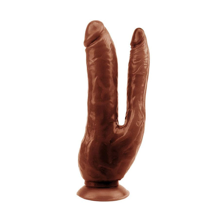 Dildo Dark Magic Dual Penis Brown - Sen Fantasy