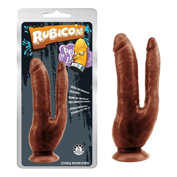 Dildo Dark Magic Dual Penis Brown - Sen Fantasy