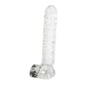 Dildo De Vidrio Spiral Clear - Sen Fantasy