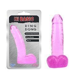 Dildo Ding Dong 6'' Pink - Sen Fantasy