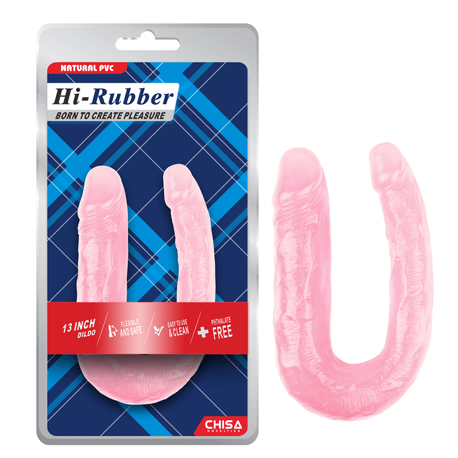 Dildo Doble 13 Inch Pink - Sen Fantasy