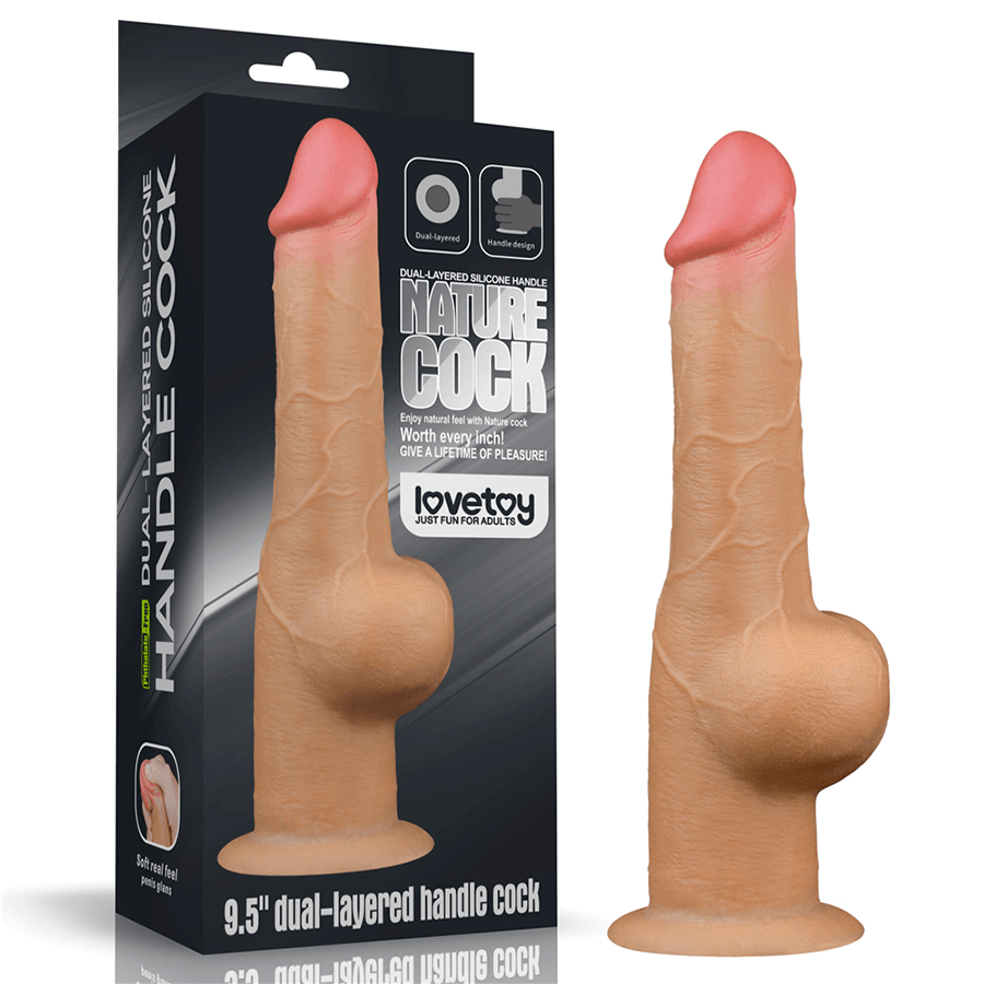 Dildo Dual Layered Platinum Silicone 10.5'' - Sen Fantasy