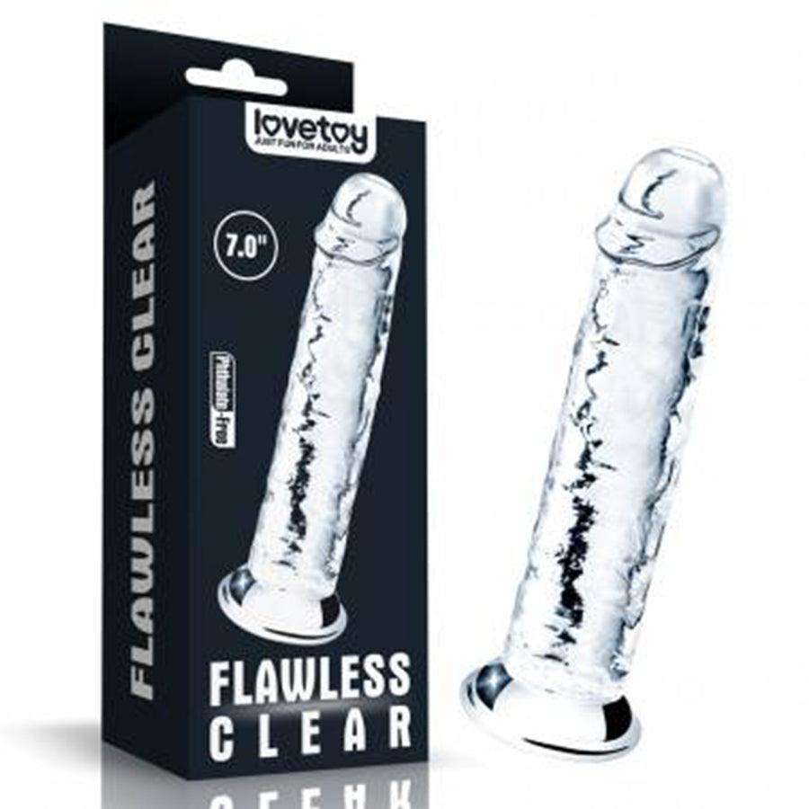 Dildo Flawless Clear 7.0'' - Sen Fantasy