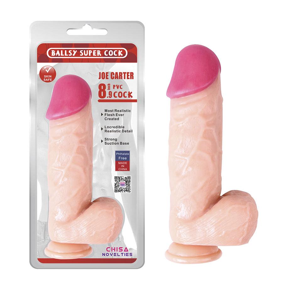 Dildo Joe Carter 8.9'' Flesh - Sen Fantasy