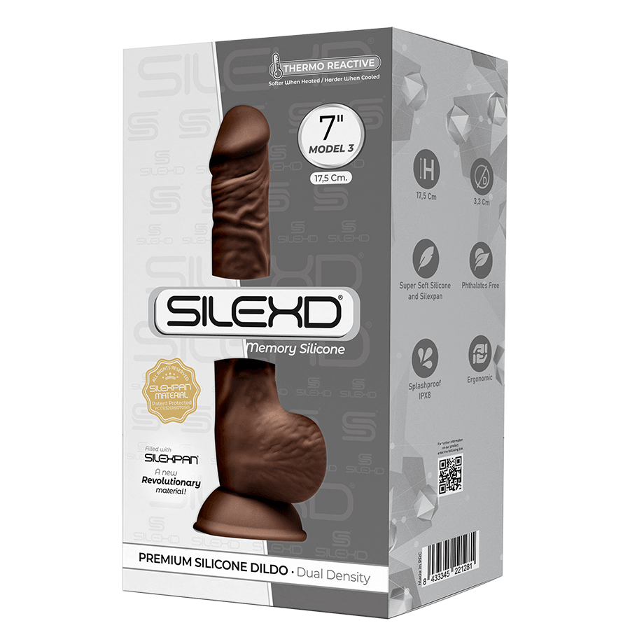 Dildo Model 3 (7'') Brown - Sen Fantasy