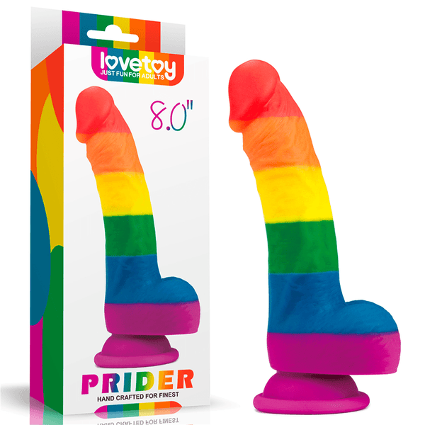 Dildo Prider Rainbow 8'' - Sen Fantasy