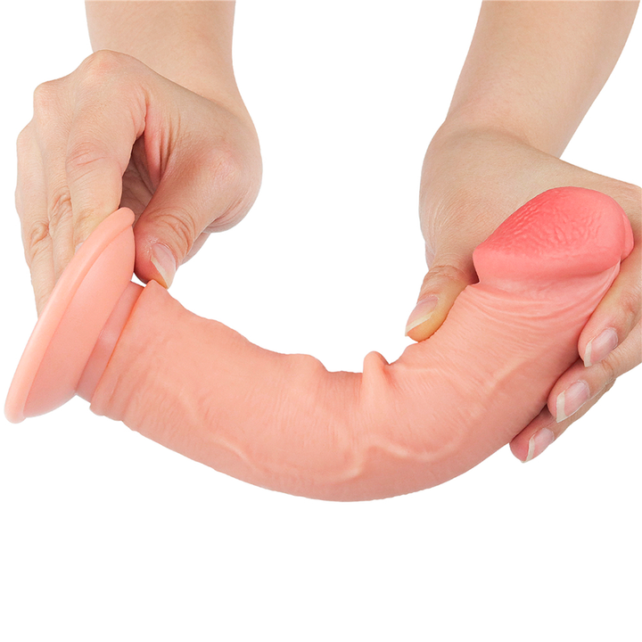 Dildo Realista 8'' Sliding Skin Dual Layer Dong Flesh - Sen Fantasy