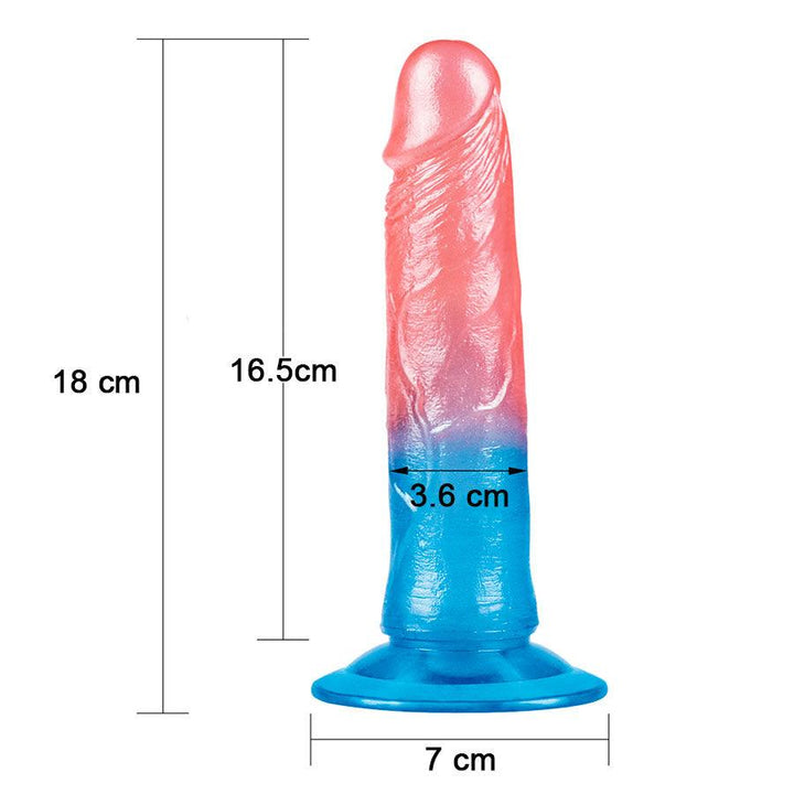 Dildo Realistic 7'' Dazzle Studs - Sen Fantasy