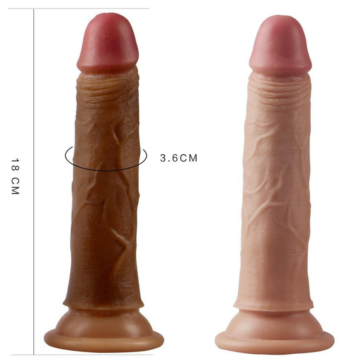 Dildo Silicone 7'' Dual layered - Sen Fantasy
