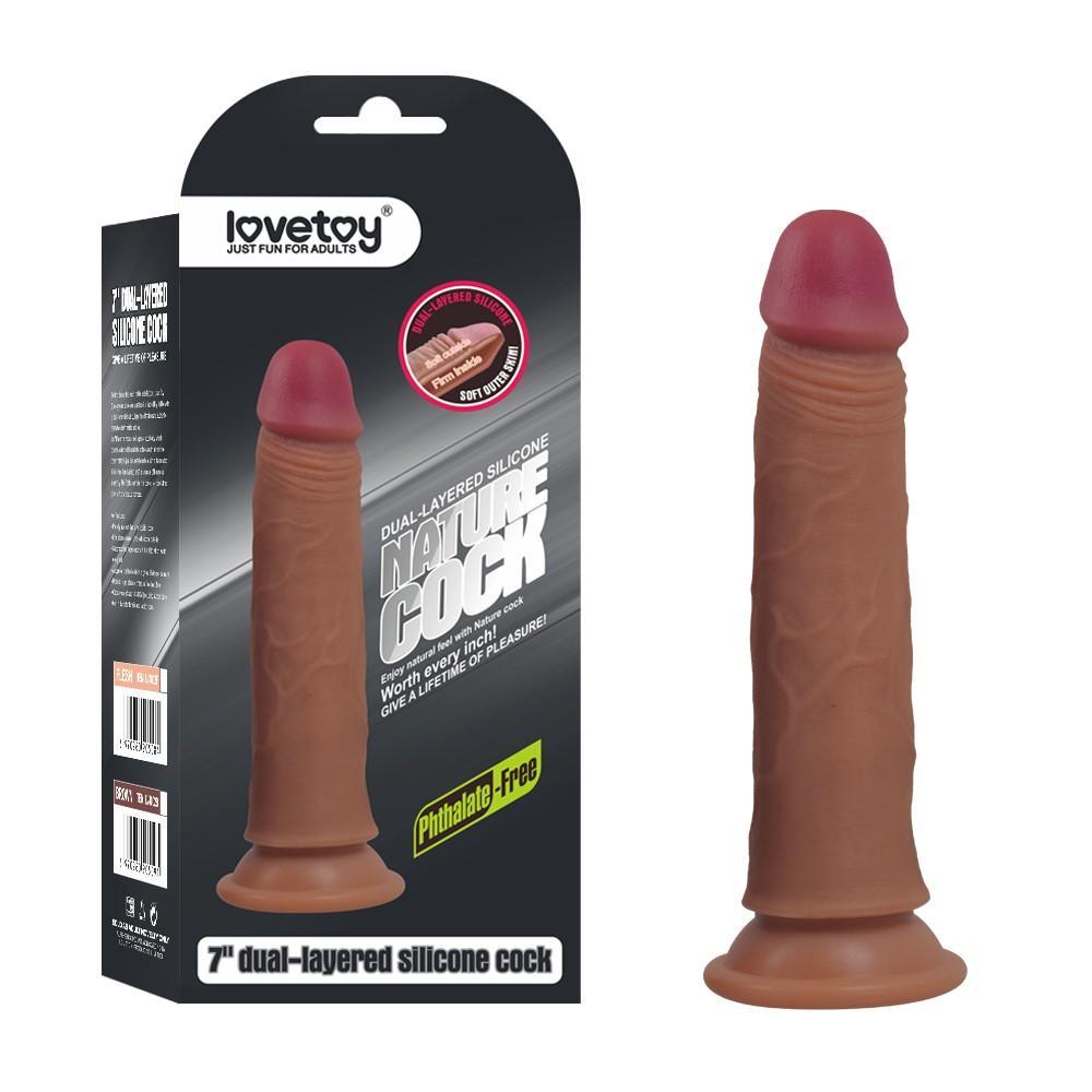 Dildo Silicone 7'' Dual layered - Sen Fantasy