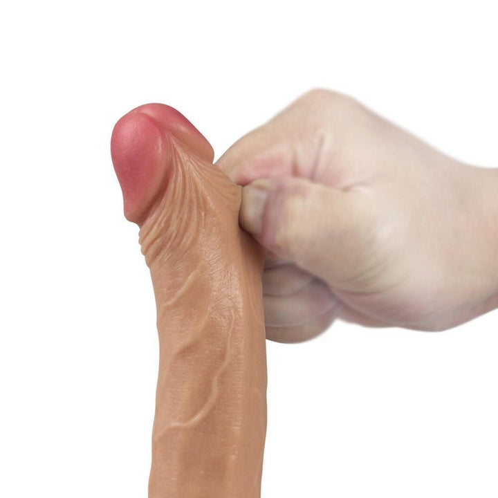 Dildo Silicone 7'' Dual Platinum Flesh - Sen Fantasy