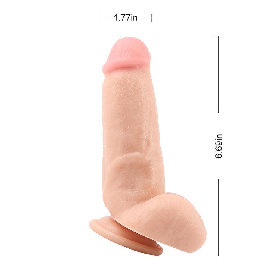 Dildo Troy Bell 6.5'' Flesh - Sen Fantasy
